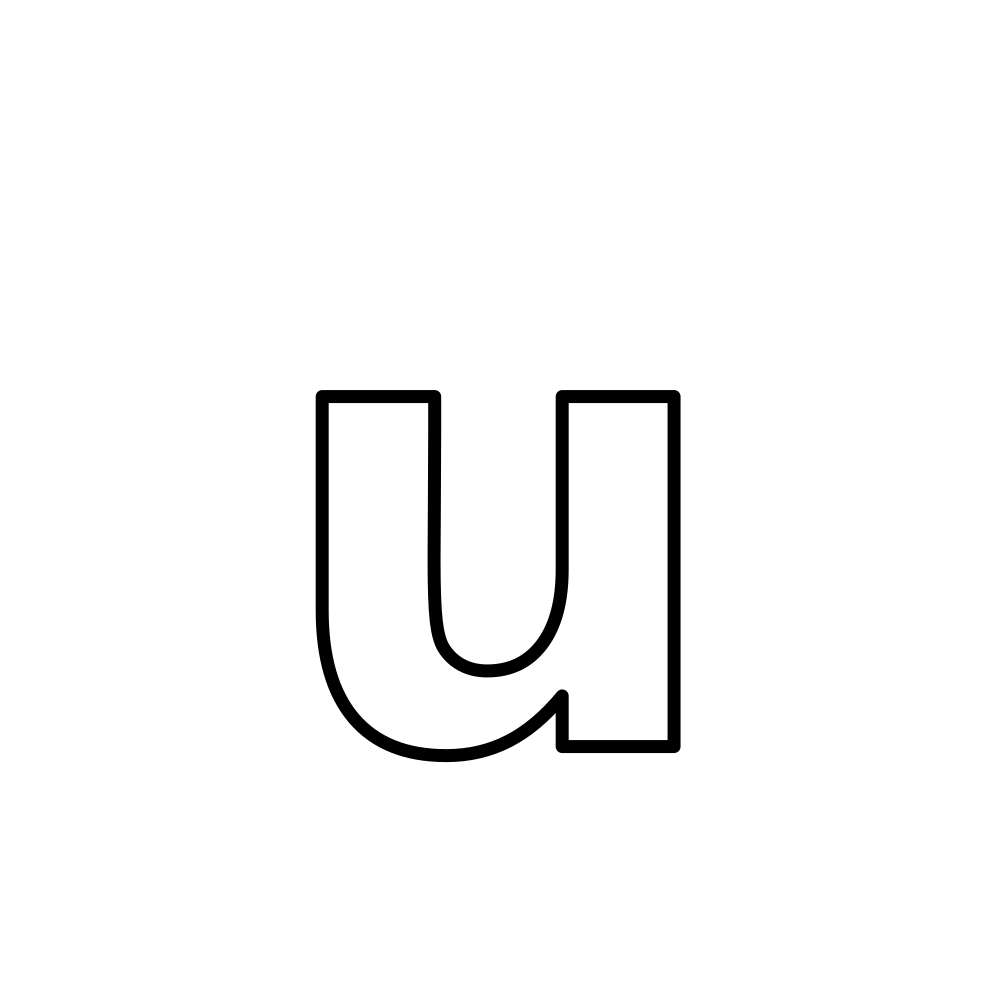 Lowercase u