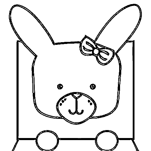 A chubby kitten Coloring Page