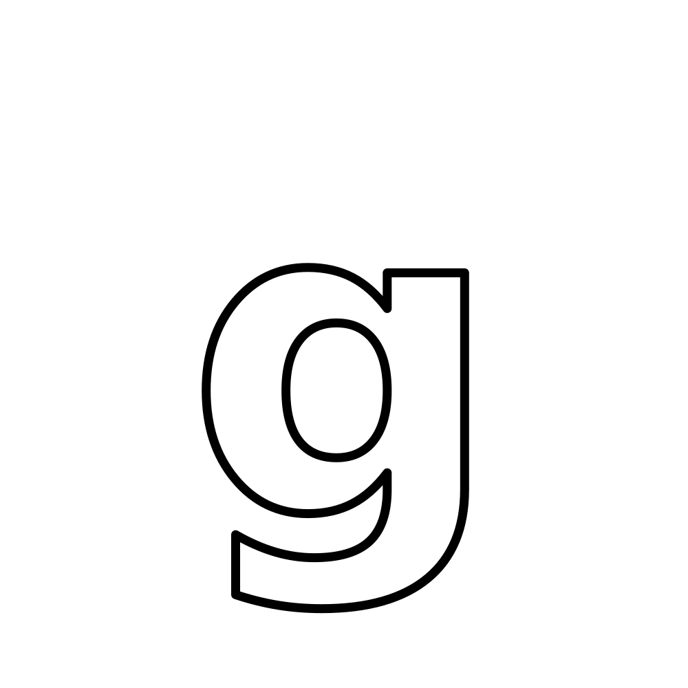Lowercase g