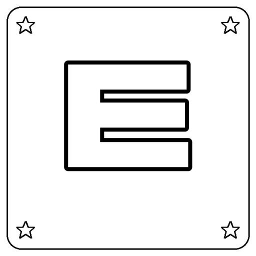 Hangul ㅌ Coloring Page