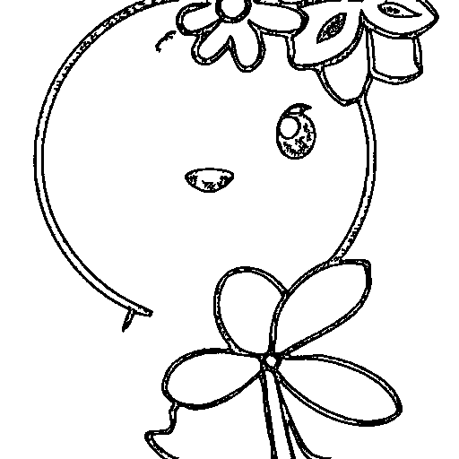 An orange Coloring Page