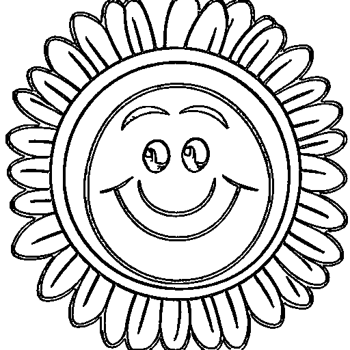 A daisy Coloring Page