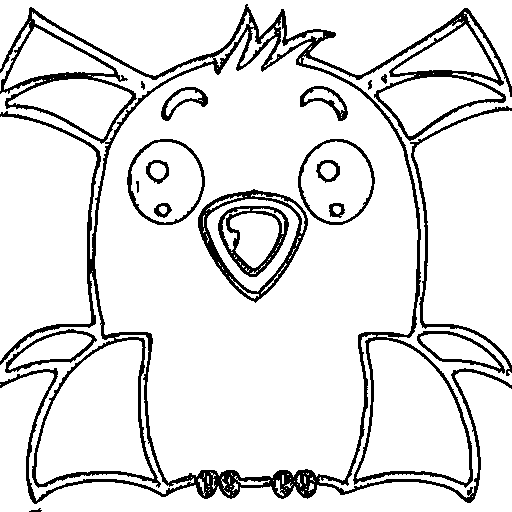 Bat Coloring Page