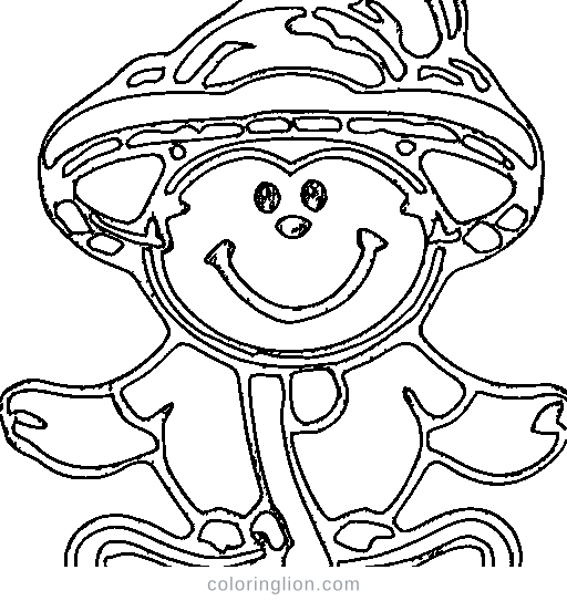 Snorkel Kid Coloring Page