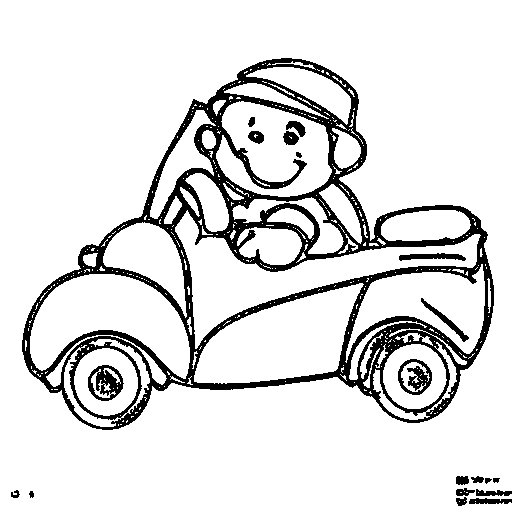 A rally car Coloring Page