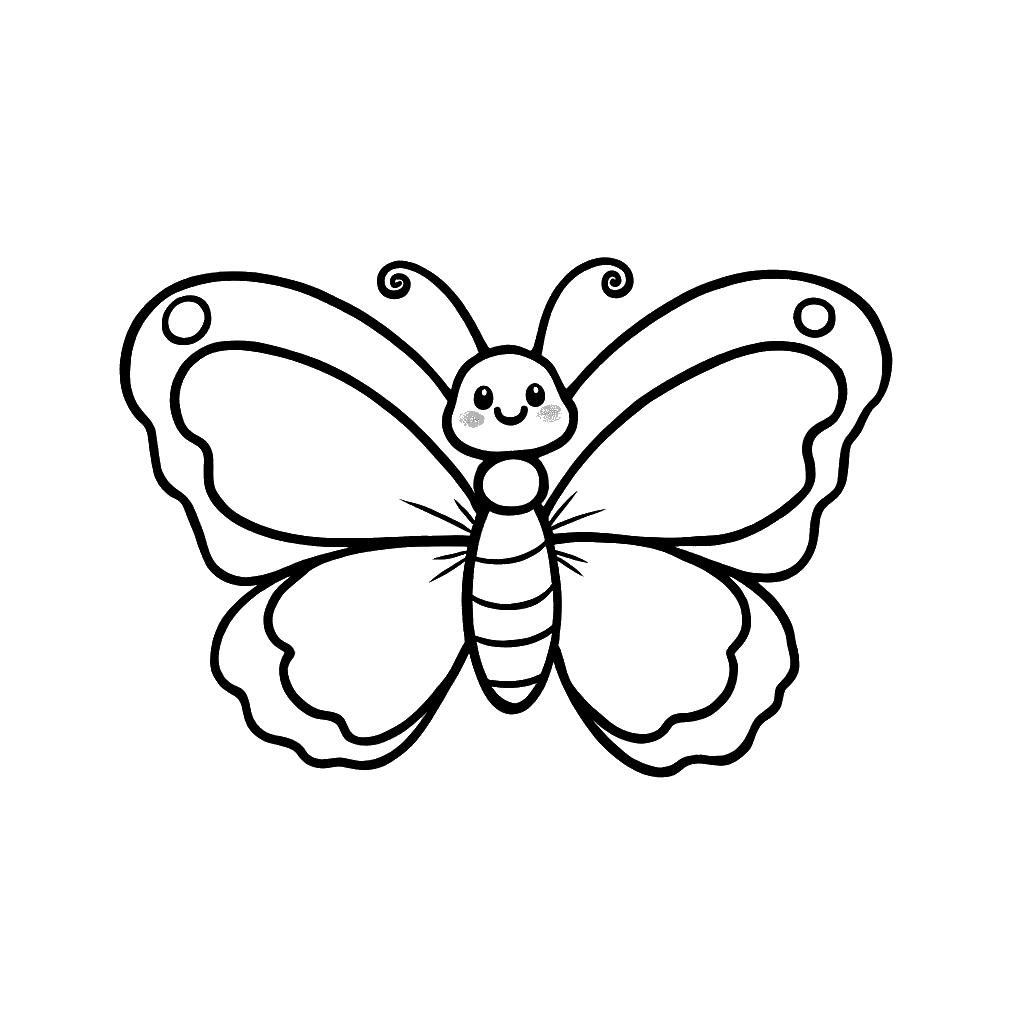 Butterfly Coloring Page
