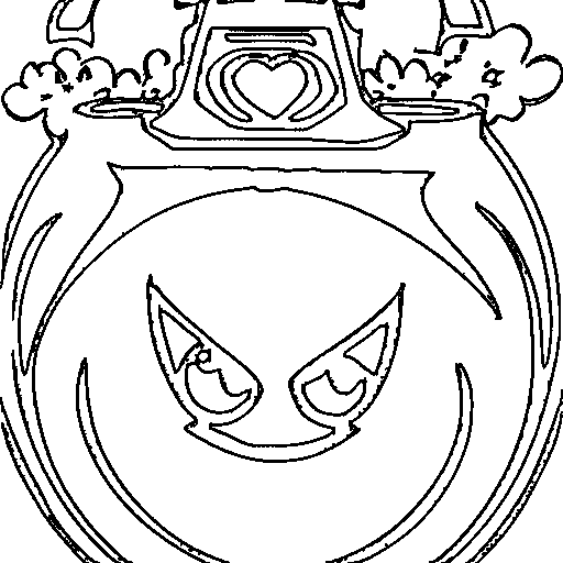 A superhero with a shield Coloring Page