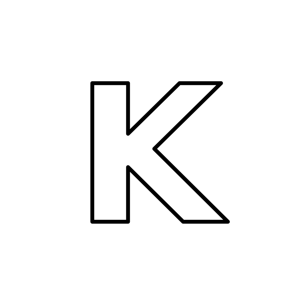 Uppercase K