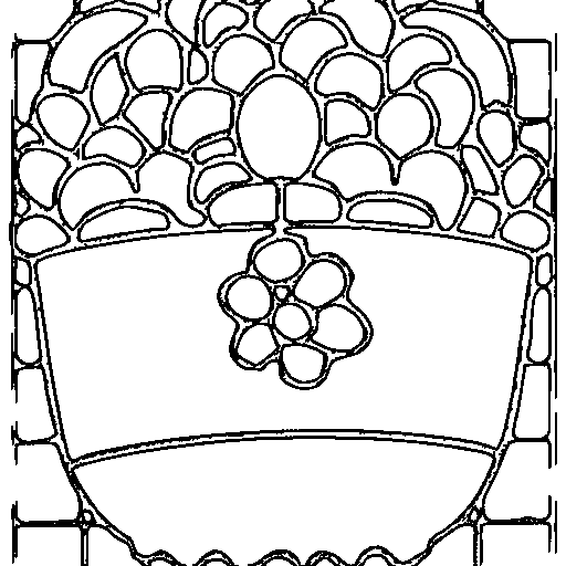 A candy bucket Coloring Page
