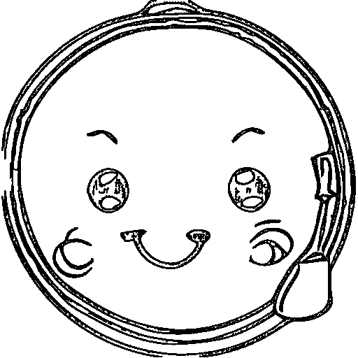A bucket of crayons Coloring Page