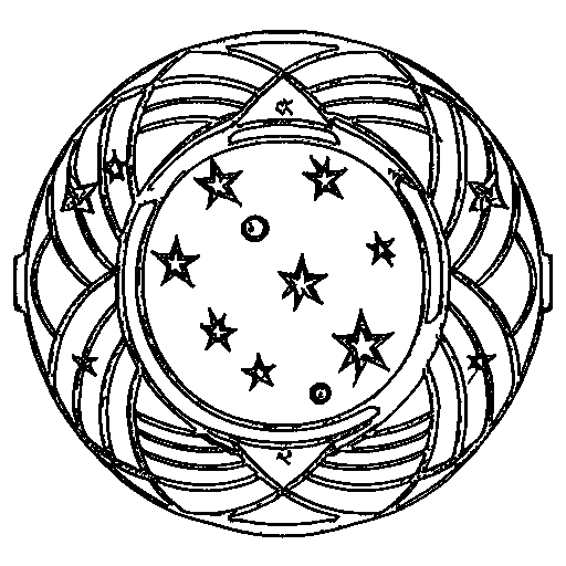 Saturn Coloring Page