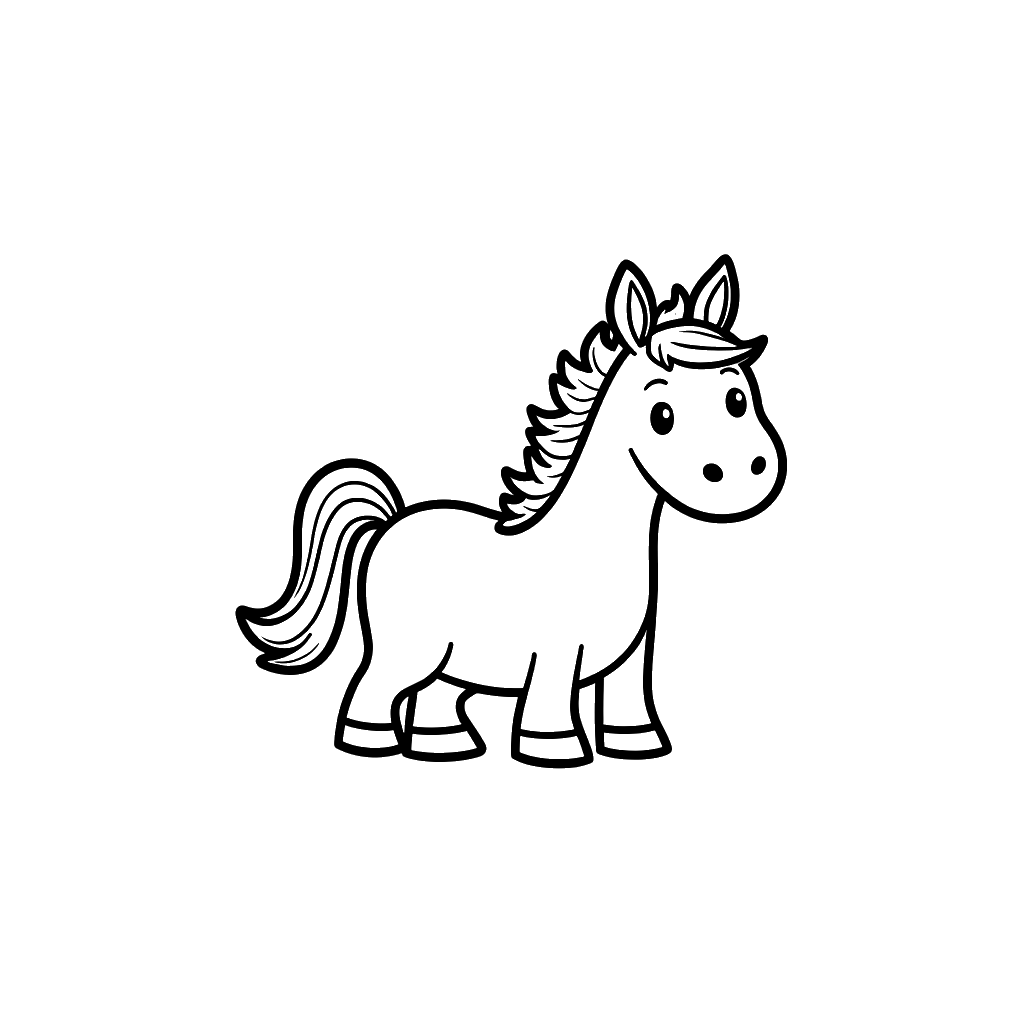 Horse Coloring Page