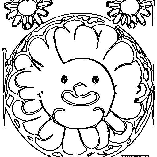 A daisy Coloring Page
