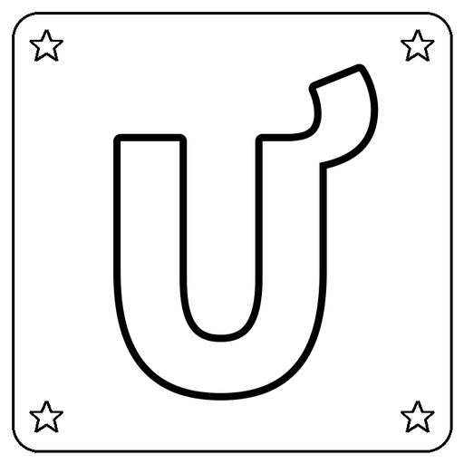 Letter Ư Coloring Page