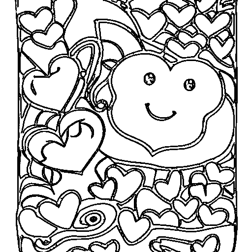 A mermaid with a starfish Coloring Page