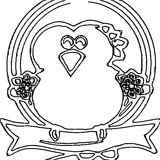 Little parrot Coloring Page