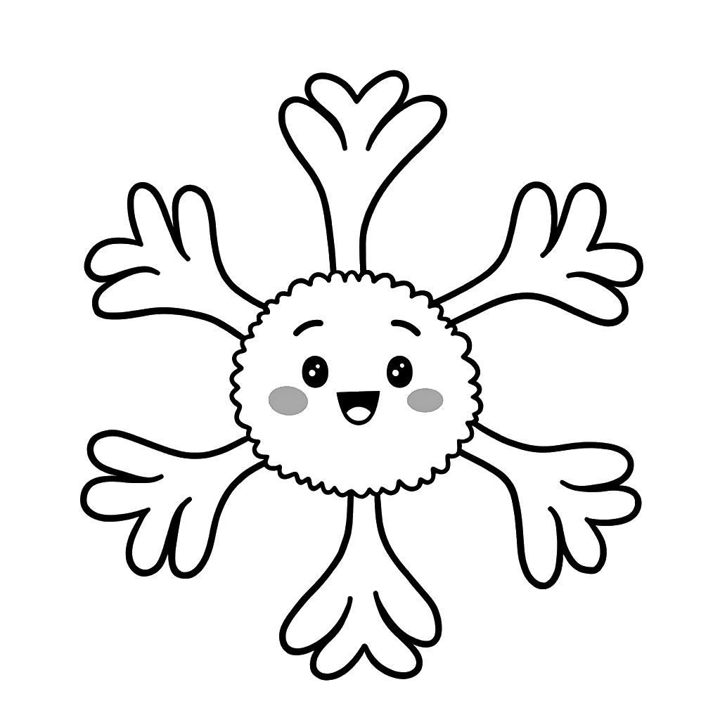 Snowflake Coloring Page
