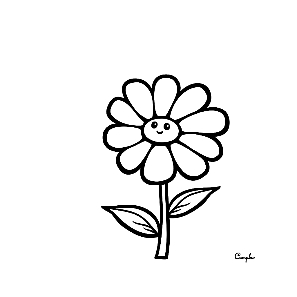 Daisy Coloring Page