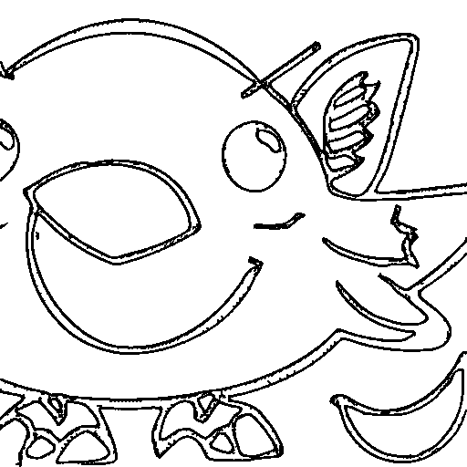Baby chick Coloring Page