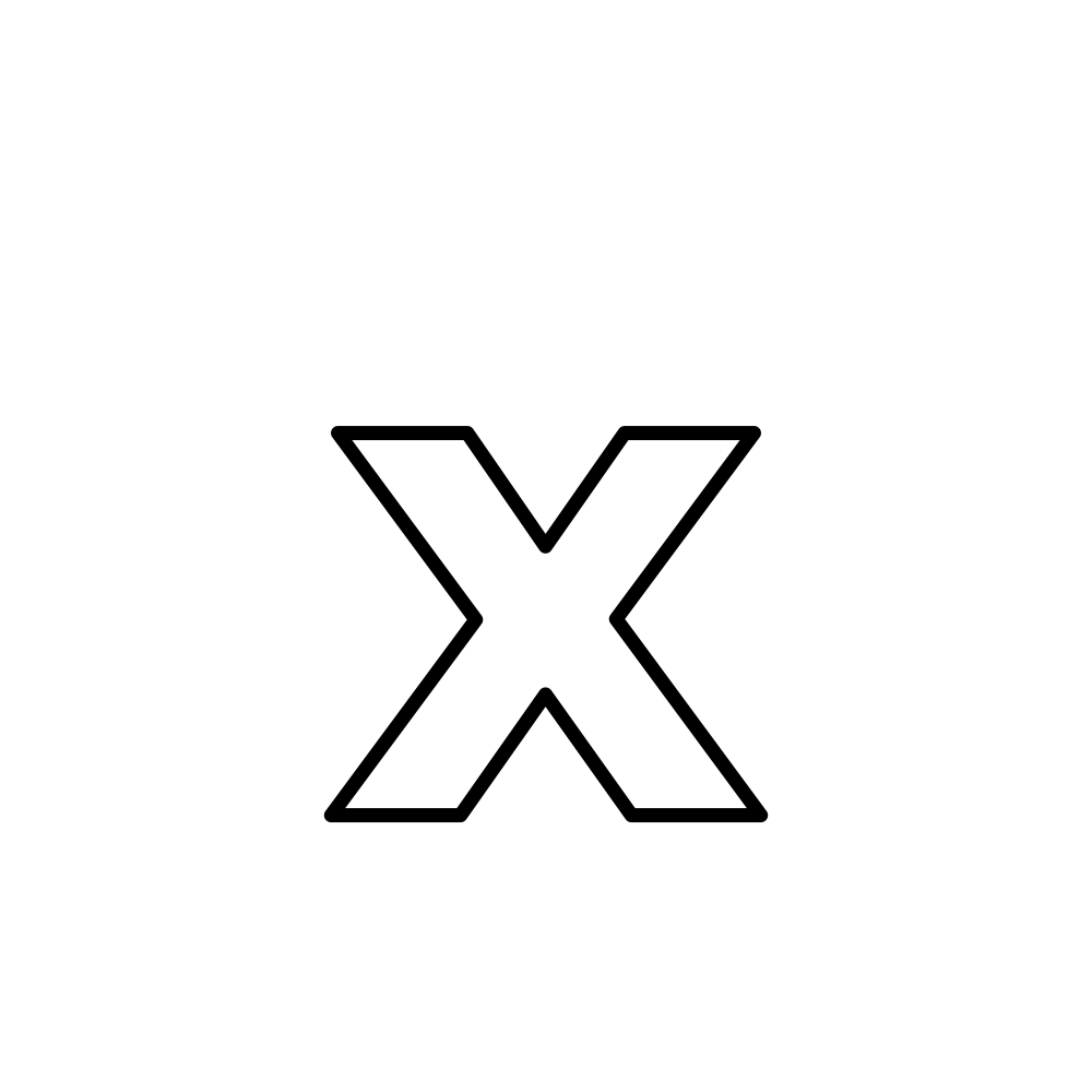 Lowercase x