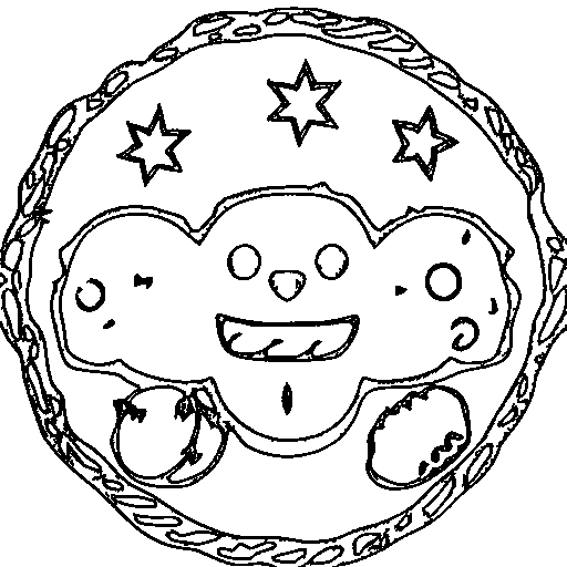 A hot dog Coloring Page