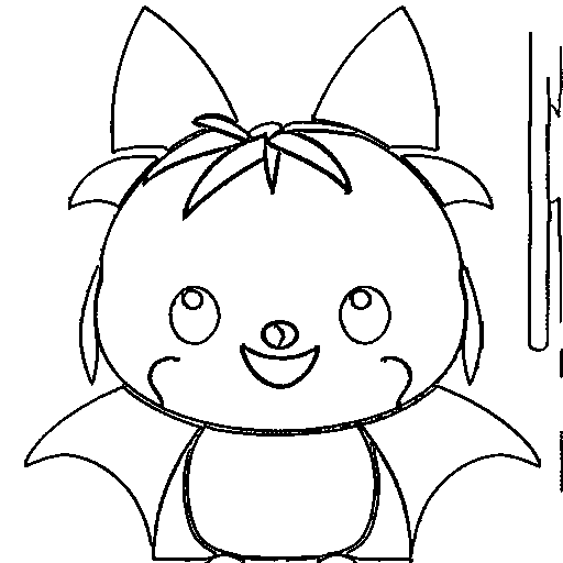 Bat Coloring Page