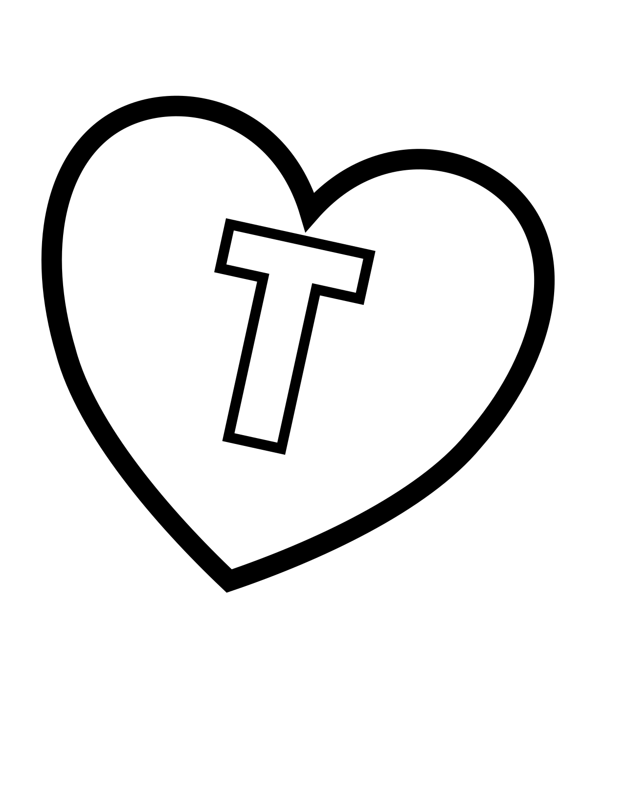 Valentine coloring page 12