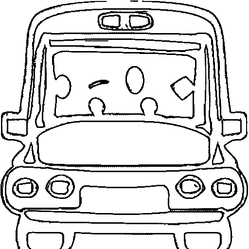 A police car Coloring Page