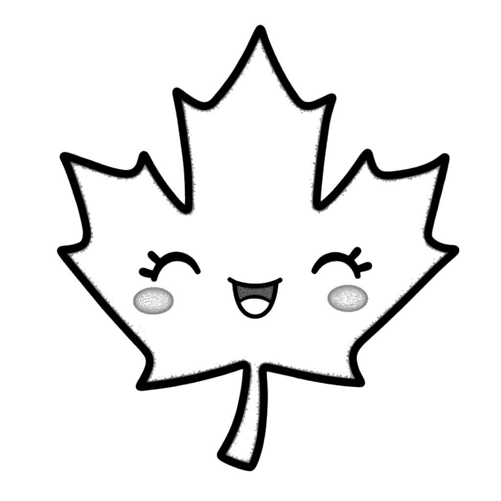 Maple Leaf Coloring Page