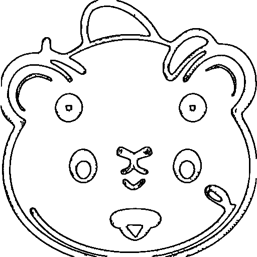 Baby hamster Coloring Page