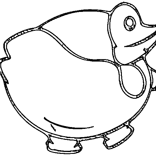A duck Coloring Page