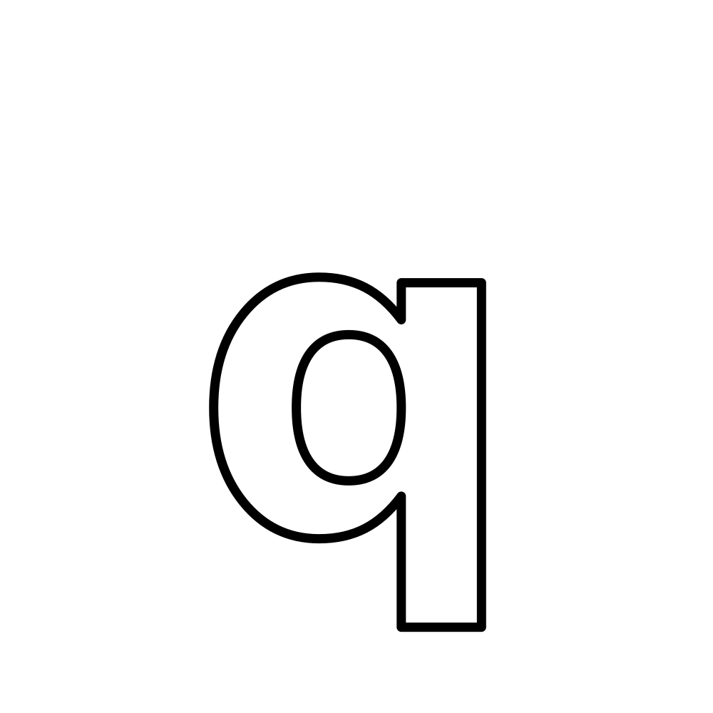 Lowercase q