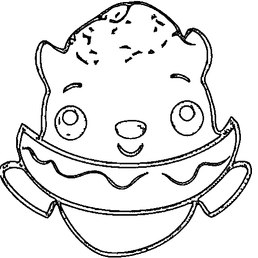 A taco Coloring Page
