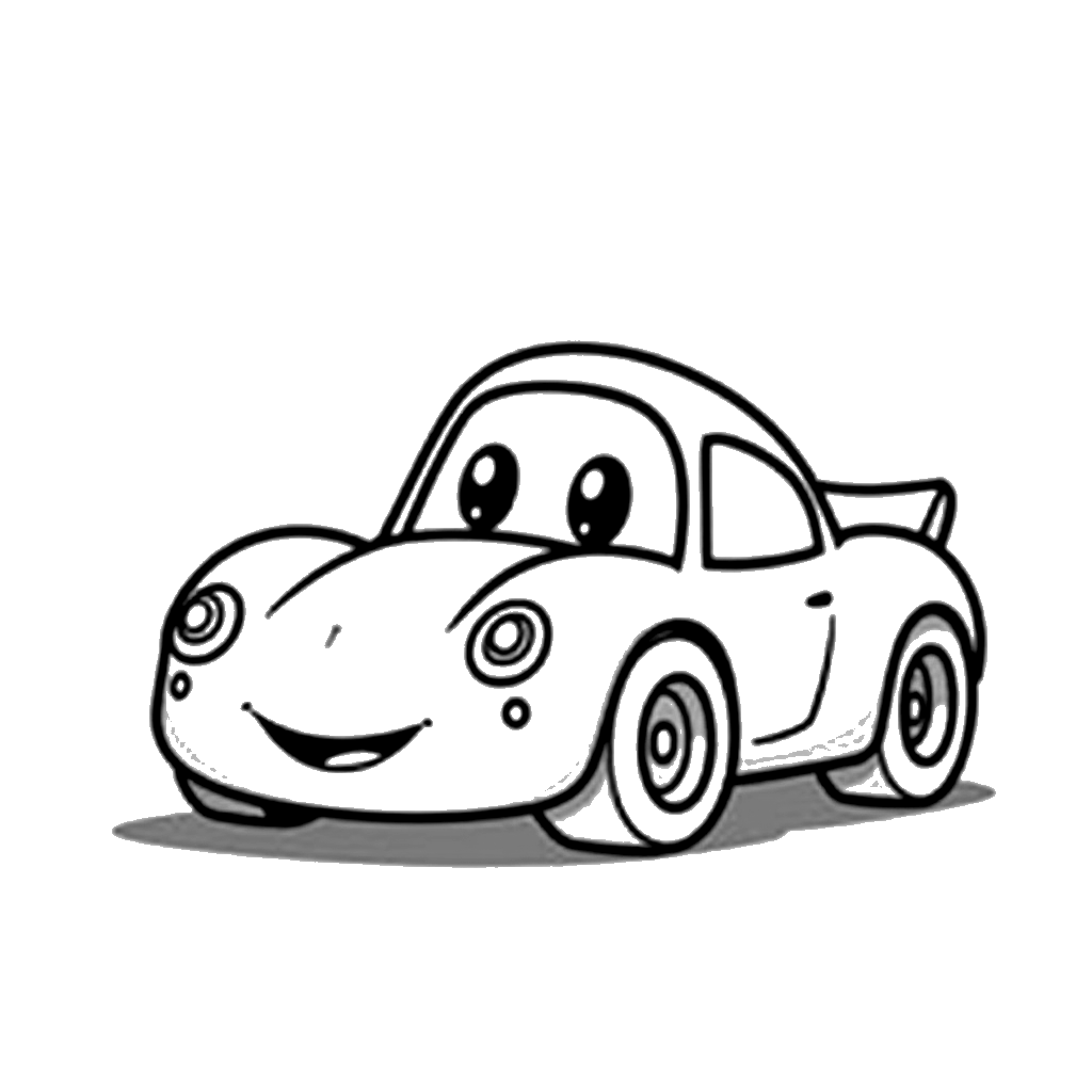 Race Car Coloring Page