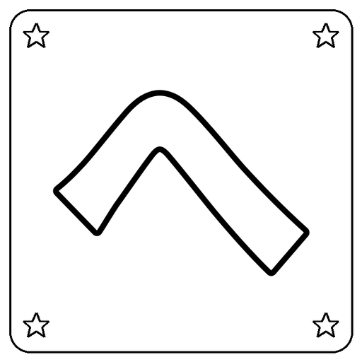 Hiragana へ Coloring Page