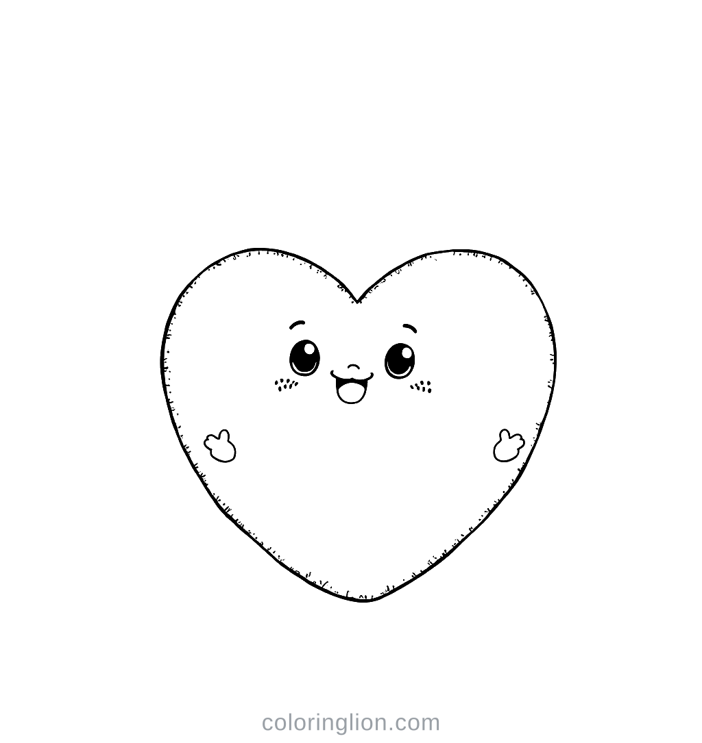 Heart Coloring Page