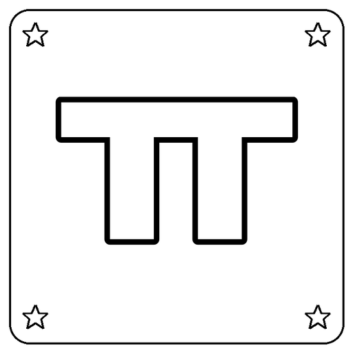 Hangul ㅠ Coloring Page