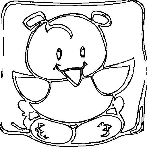 A duck Coloring Page