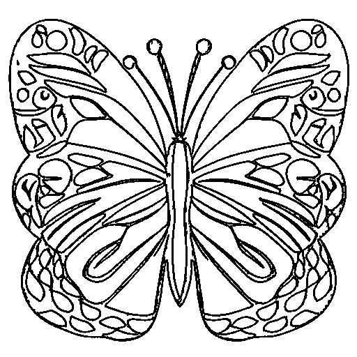 Butterfly Coloring Page