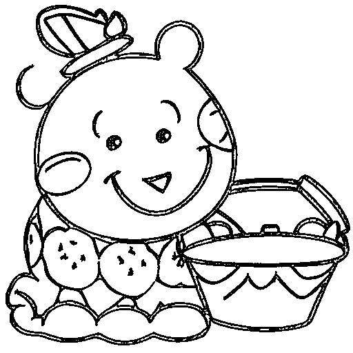 A bucket of crayons Coloring Page