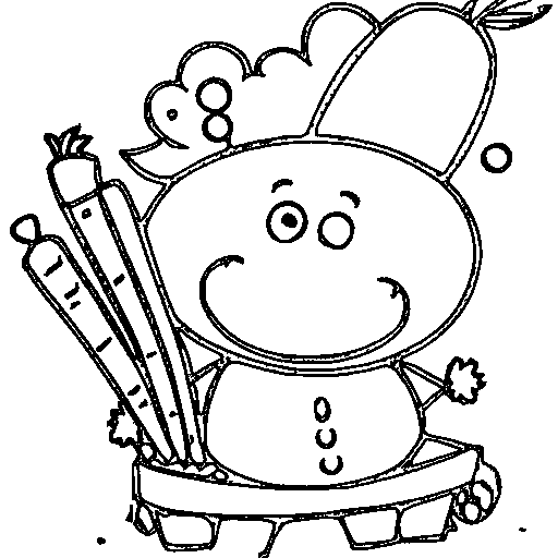Carrot Coloring Page