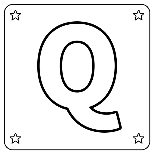 Letter Q Coloring Page
