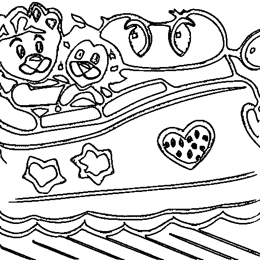 A rally car Coloring Page