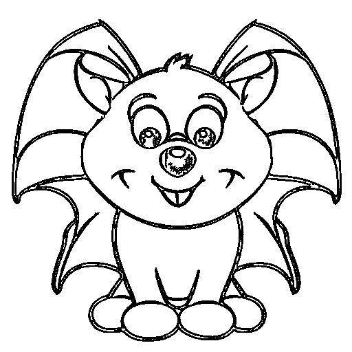 Bat Coloring Page