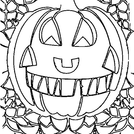 Jack-o-Lantern Coloring Page