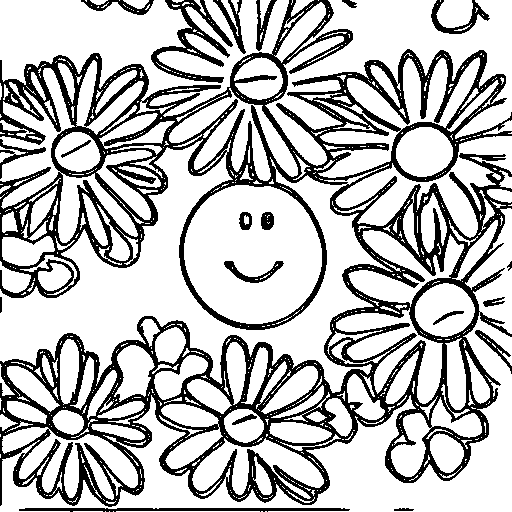 A daisy Coloring Page