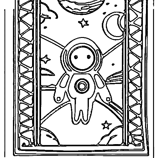 Rocket Wave Coloring Page