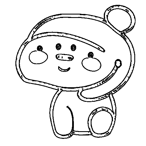 A panda Coloring Page