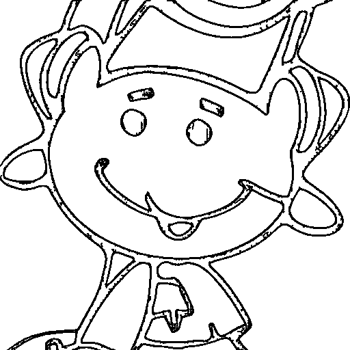 A fairy sitting on a mushroom Coloring Page