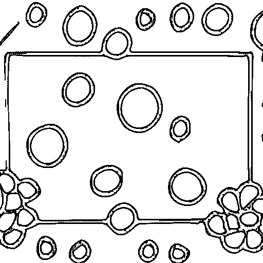 Party hats and balloons Coloring Page